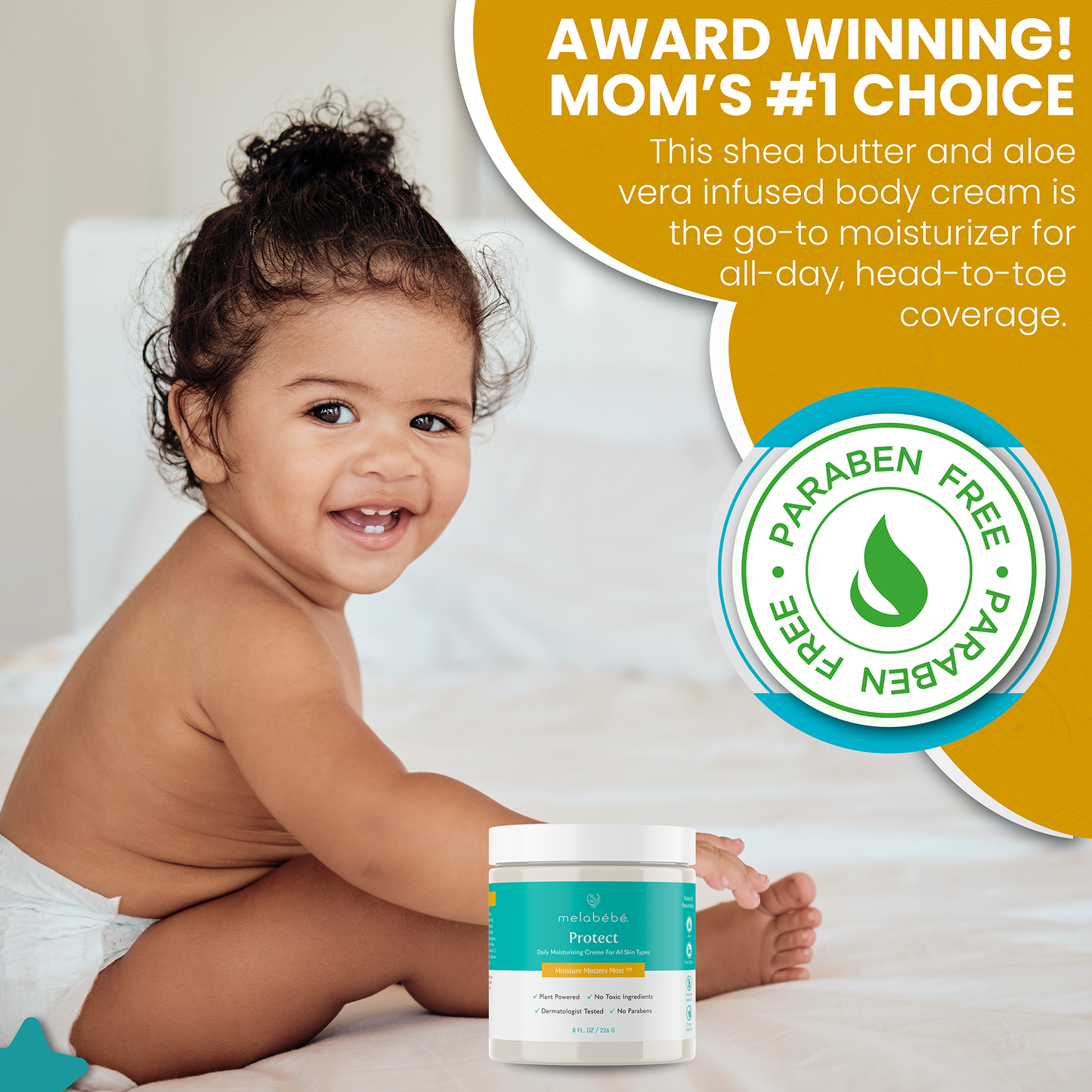 Melabebe Protect: Deep Moisturizing Body Cream for All Skin Types