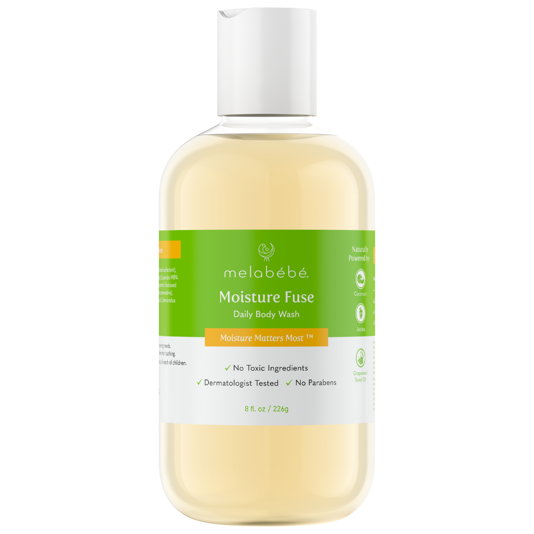Melabebe Organic Baby Wash - Kids Eczema Body Wash Toddler Shampoo and Body Wash, Natural Baby Shampoo, Baby Sensitive Skin Body Wash, Kids Soap and Body Wash, Hypoallergenic Baby Wash - 8oz