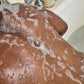 Melabebe Moisture Fuse Body Wash bubbles on kid